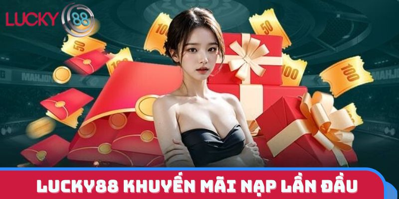 Nhận khuyến mãi LUCKY88 ngay lần nạp đầu tiên